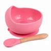Bowl Con Cuchara De Silicona Para Bebé