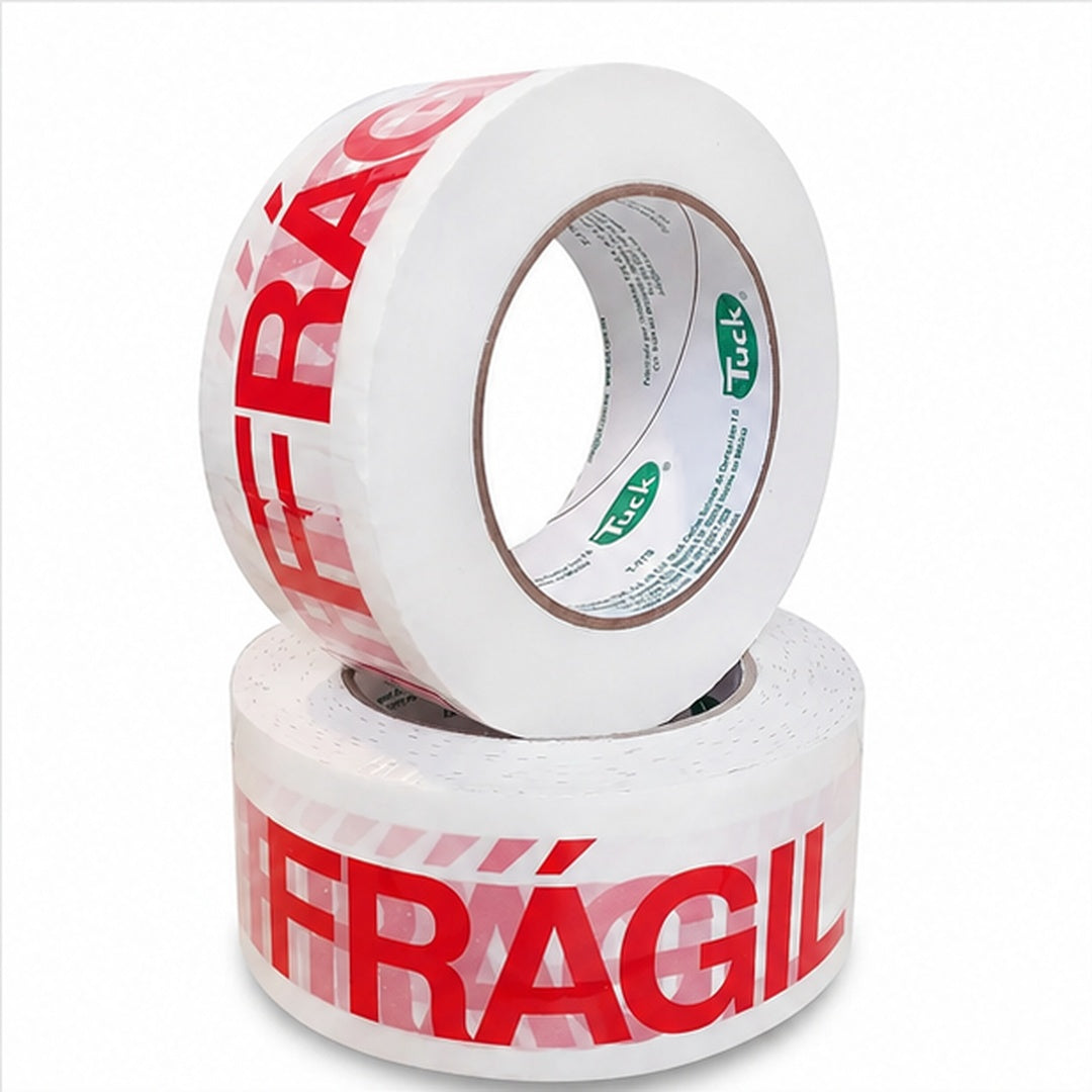Cinta De Embalaje Frágil Huincha Adhesiva Cinta Frágil 300m - imagen principal