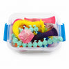 Kit de juguetes sensoriales 19 piezas goma y plástico