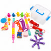 Kit de juguetes sensoriales 19 piezas plástico y goma