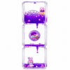 Temporizador sensorial de burbujas líquido color Morado