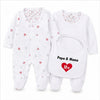 Set Ajuar Bebé 8 Piezas Algodón Blanco Mama Y Papa