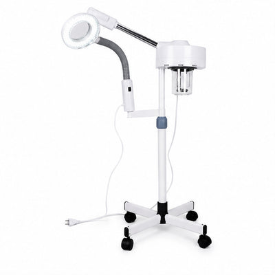 Vaporizador Facial 2 En 1 Con Lupa Led
