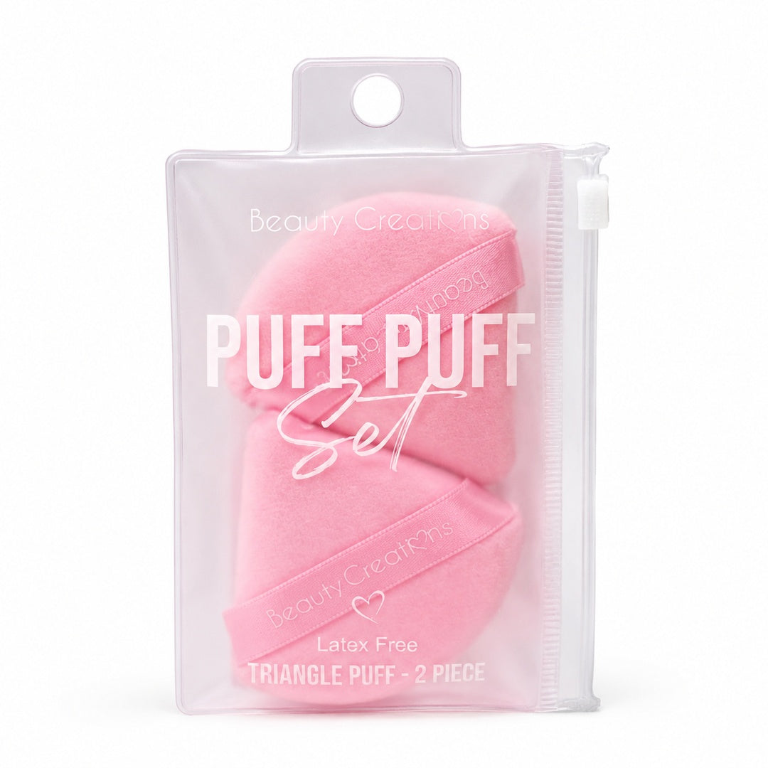 Set de 2 Esponjas de Maquillaje Beauty Creations Puff Puff Rosa