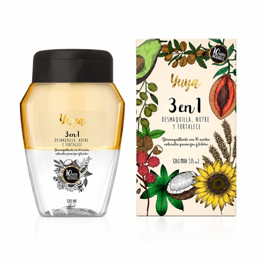 Desmaquillante Yuya 3 en 1,  125 ml