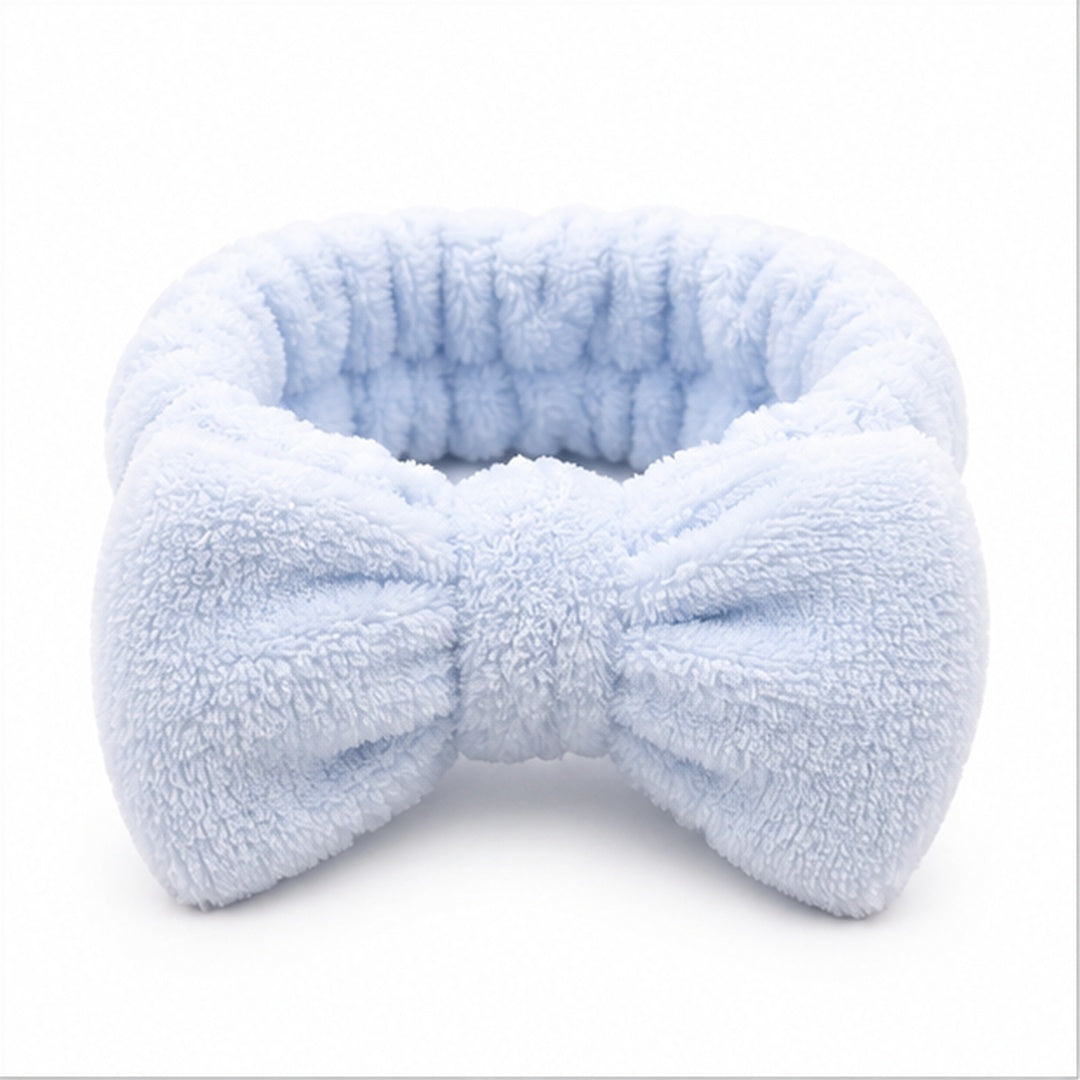 Diadema de lazo para maquillaje