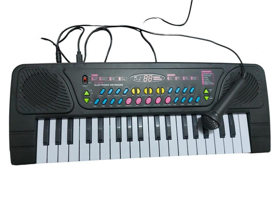 Piano Musical Con Micrófono Para Niños