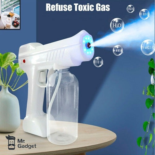 Pulverizador Eléctrico Portátil Máquina Nebulizadora, Pistola Sanitizador