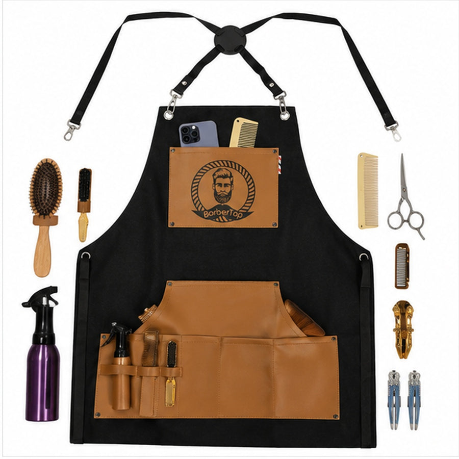 Pechera Delantal de Barberia y Peluquería Multiusos - variante rosa
