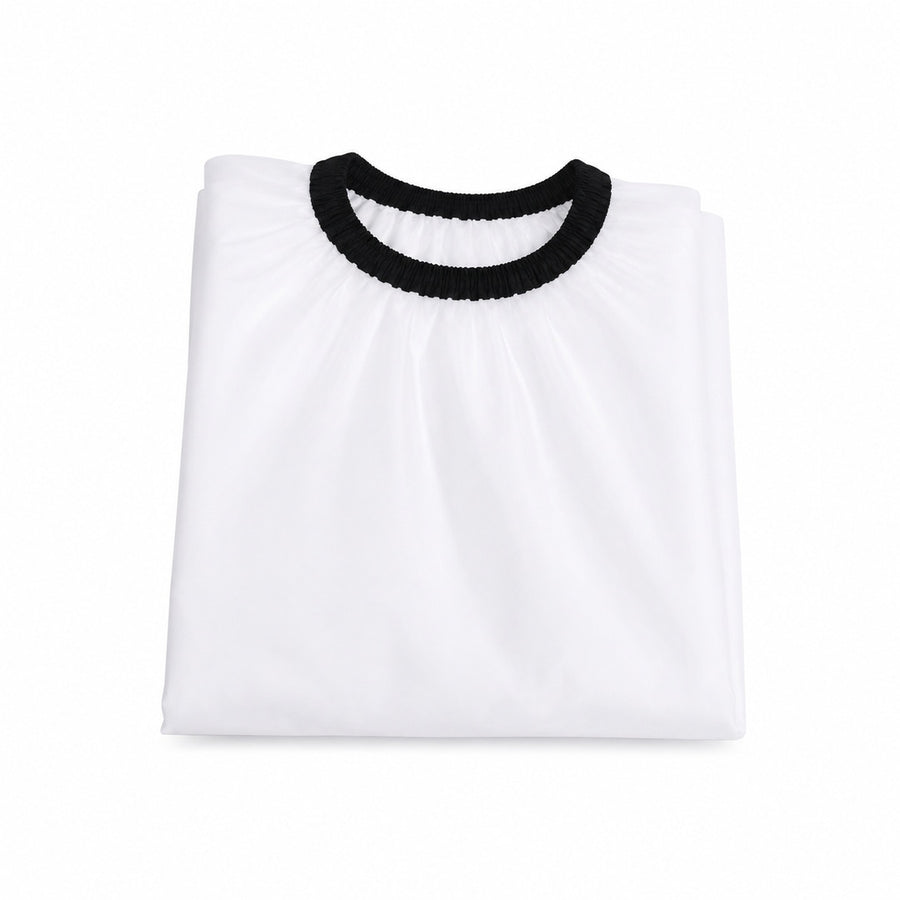 Capa Blanca De Peluquería Impermeable Para Corte De Pelo - detalle del producto