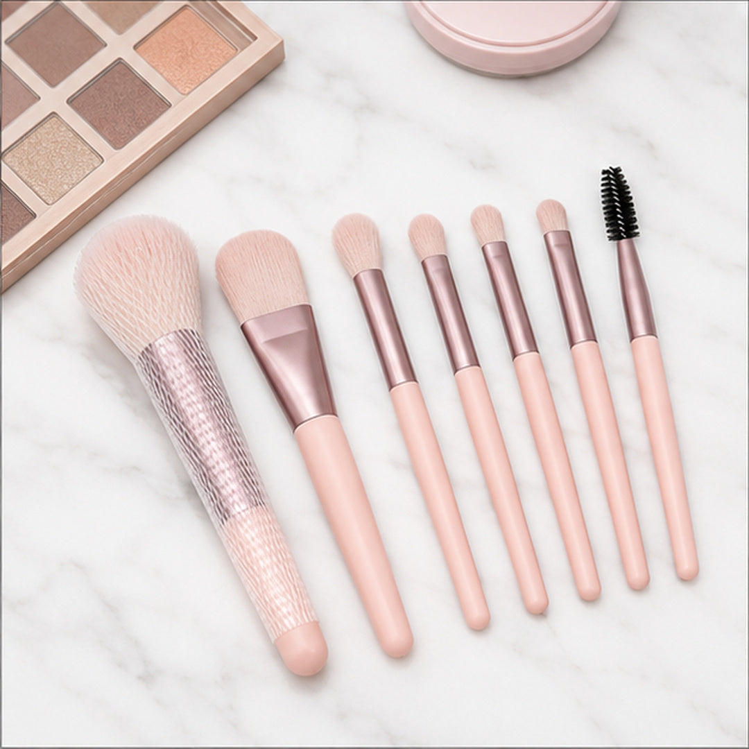 Mini Brochas de Maquillaje juego de 8 piezas Portátil - vista 4 del producto