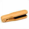 Cepillo de madera antiestático para cabello