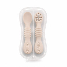 Set de cucharas de silicona para bebé color Beige - detalle del producto