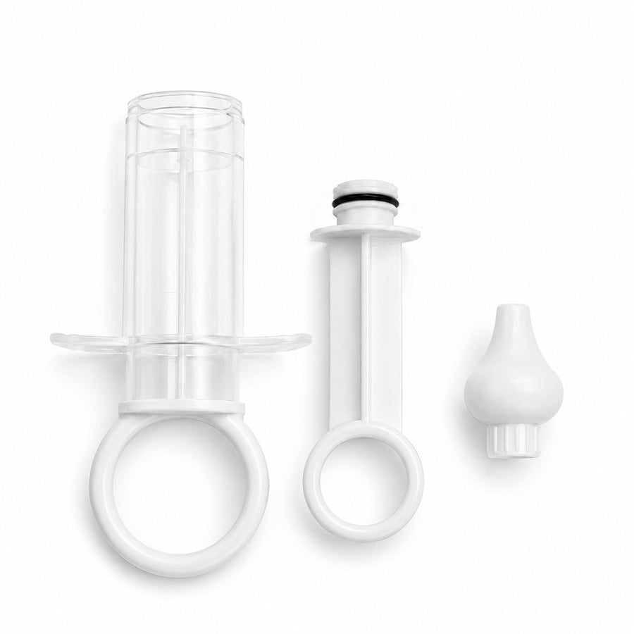 Aspirador nasal modelo de geringa color blanco - detalle del producto