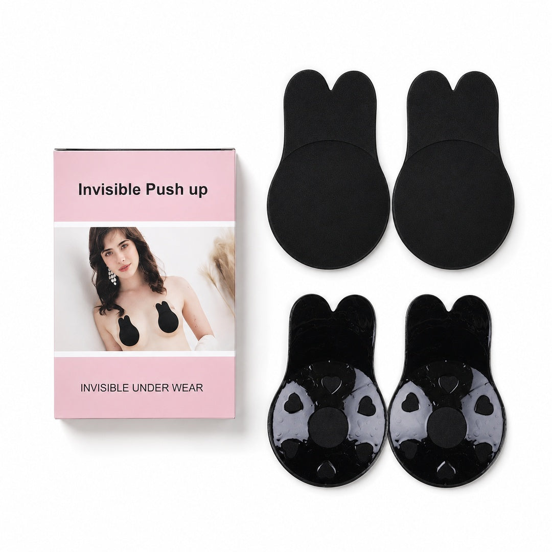 Tapa Pezón Color Negro y Beige Push Up - variante Beige / S-M