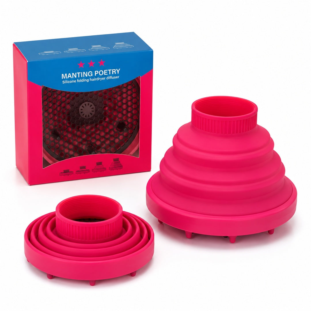 Difusor de silicona Fucsia para secador de pelo - detalle del producto