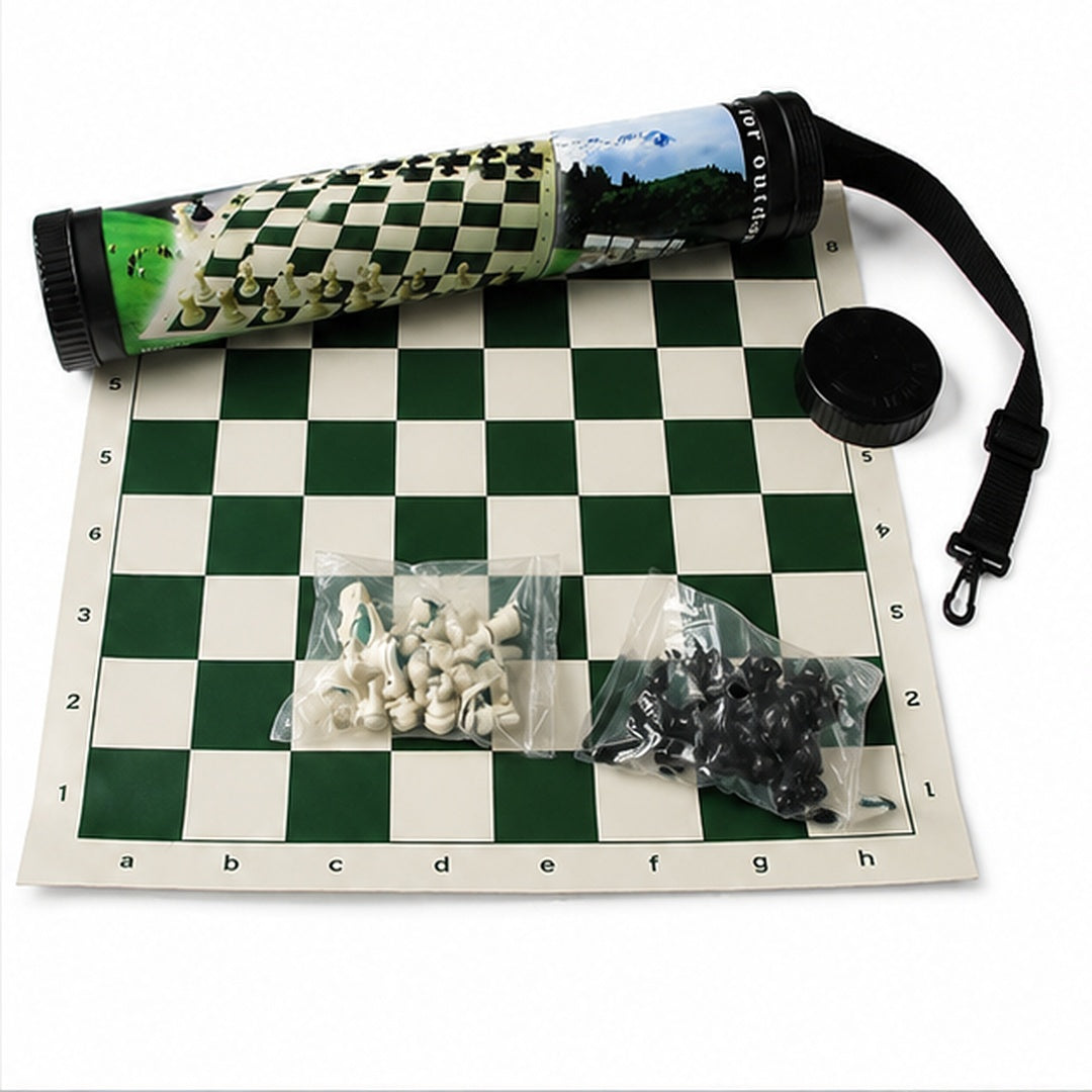 Tablero De Ajedrez Enrollable De 45cm X 45cm - detalle del producto