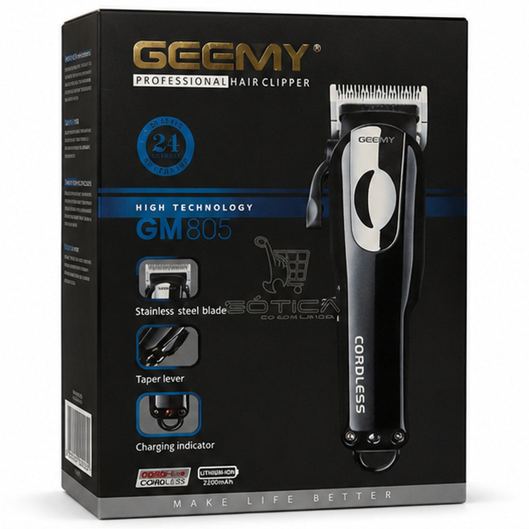 Cortadora Geemy 805 Negra Hair Cliper - detalle del producto