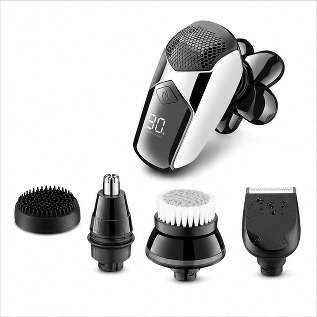 Maquina 5 en 1 Kemei Modelo 7512 - detalle del producto