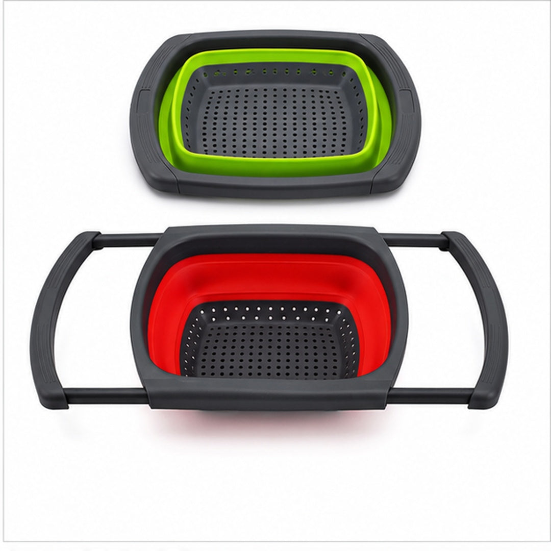 Colador Plegable Ajustable Escurridor Fruta Verdura - detalle del producto