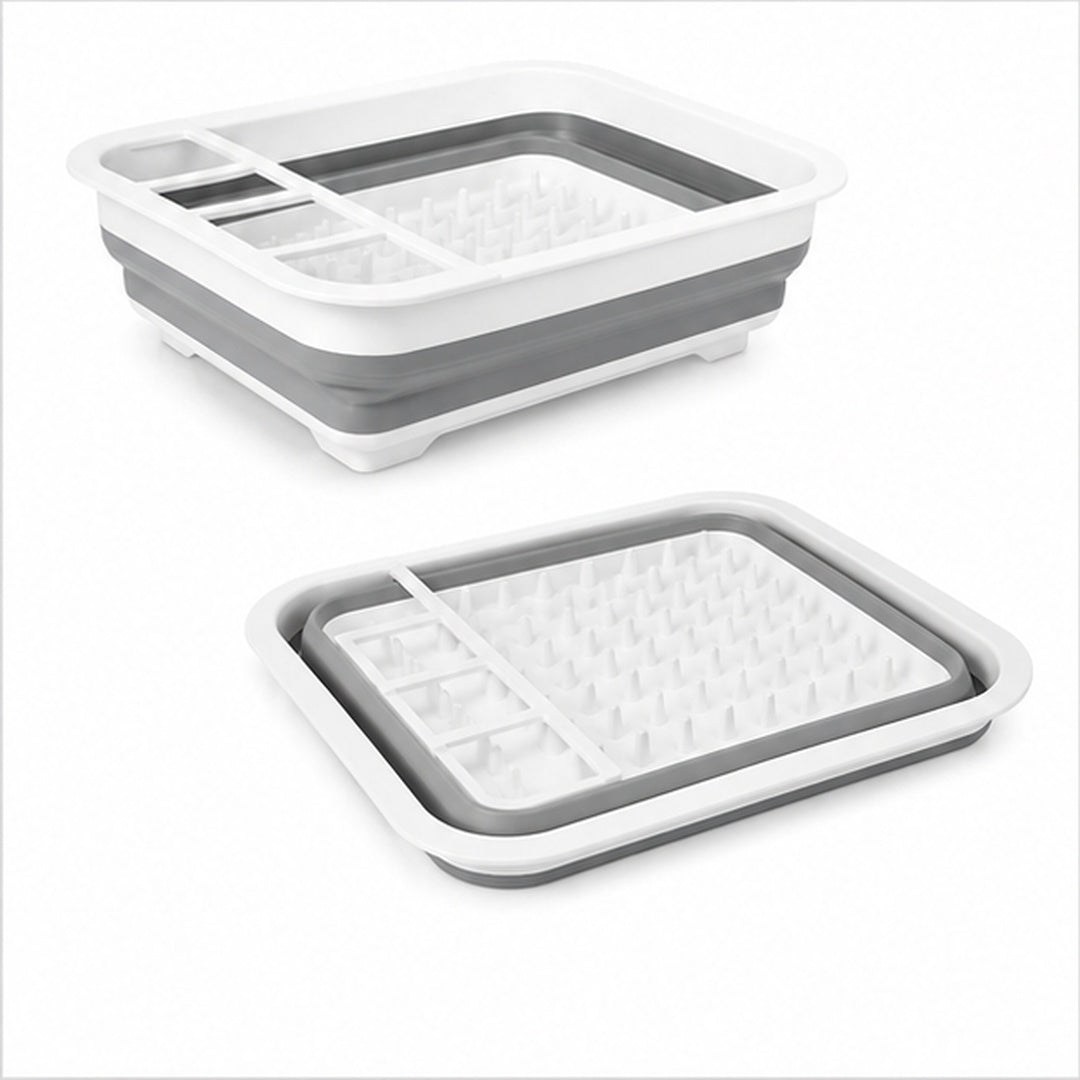 Secaplatos Silicona Plegable Lhua Blanco Multiusos Para Cocina - vista 3 del producto