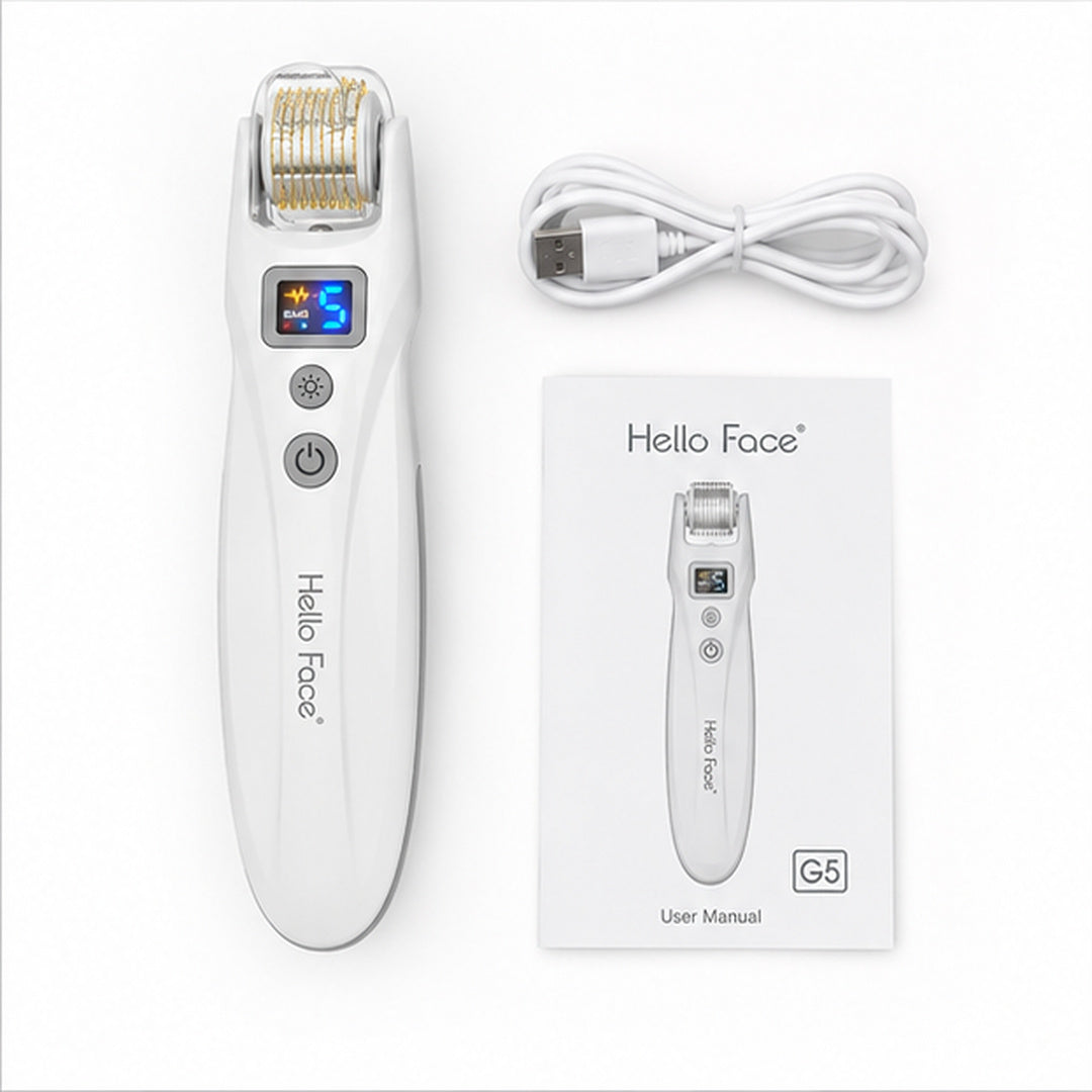 Máquina Facial DermaRoller G5 Para Crecimiento Del Vello Y Barba - detalle del producto