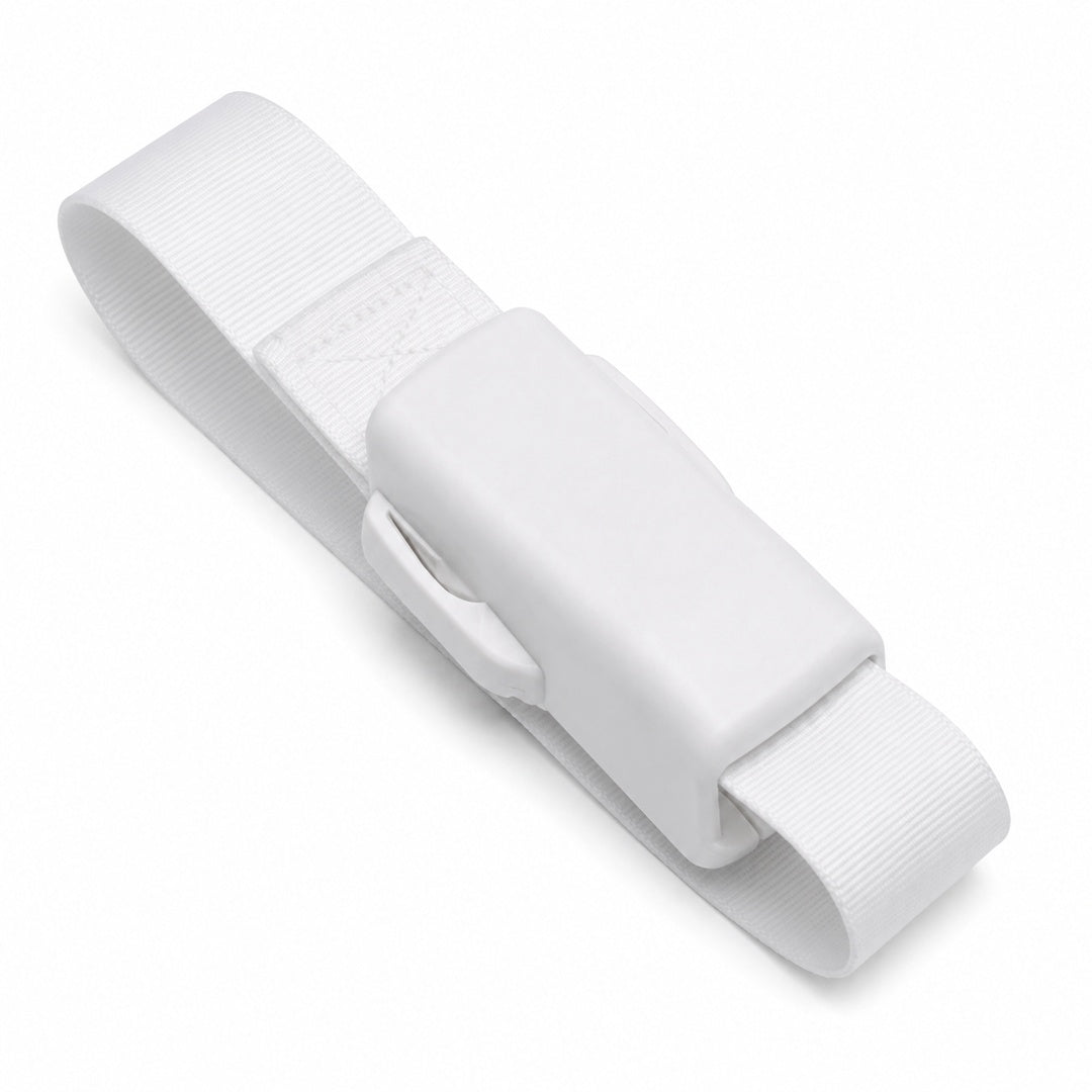 Cinturón de auto para embarazadas blanco - detalle del producto