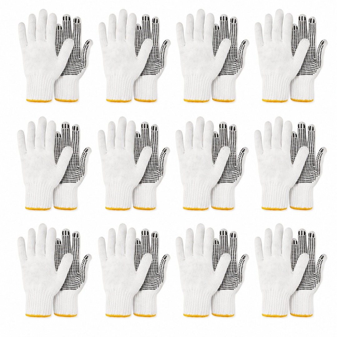 Guantes De Hilo Pigmentado Pack De 12 Pares - detalle del producto