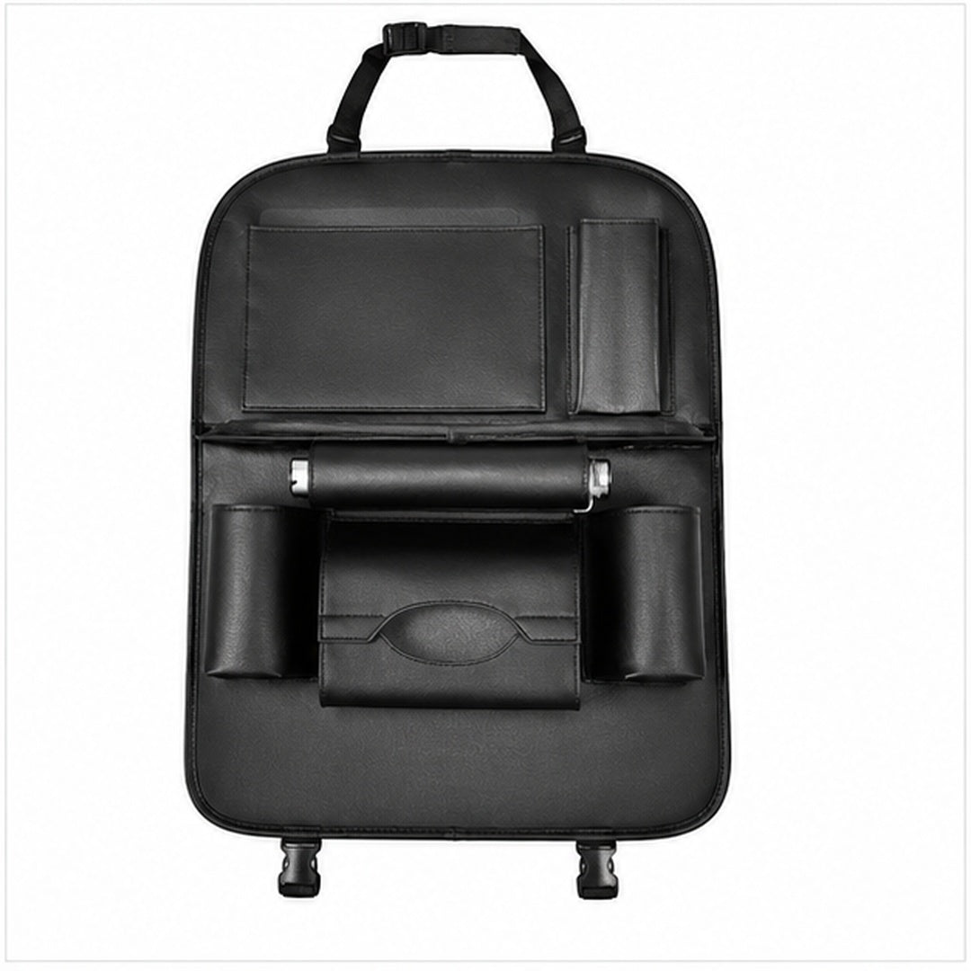 Organizador Para Respaldo Asiento Trasero De Auto Ecocuero MLV-203558 - imagen principal