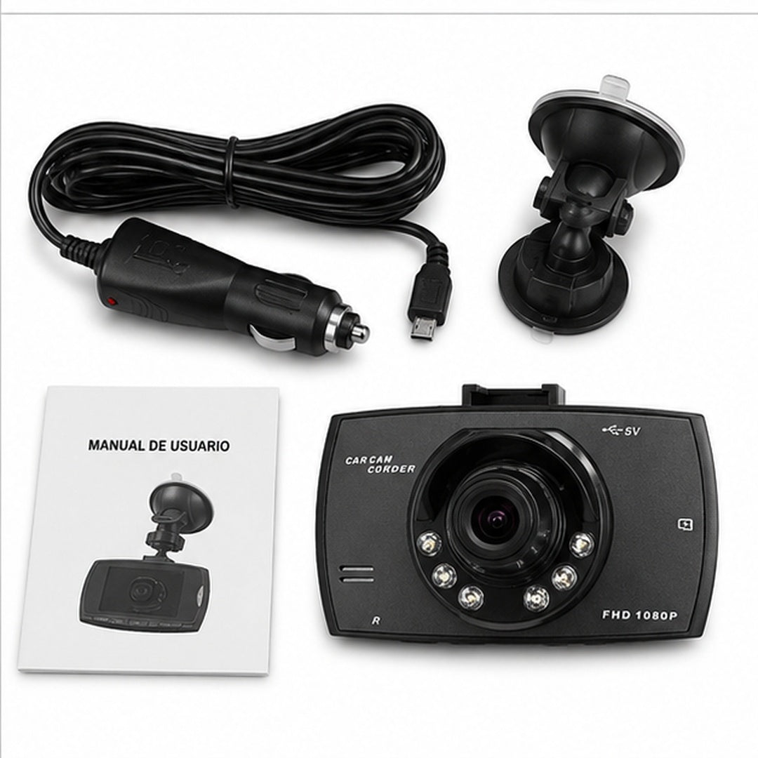 Frontal Cámara Seguridad Auto Pantalla 2.7in Dvr Full Hd1080 JE-6200 - detalle del producto