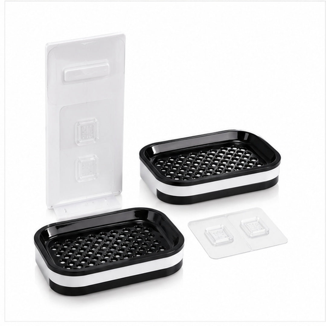 Estante Doble Para Jabón De Baño Diseño Hogar - detalle del producto