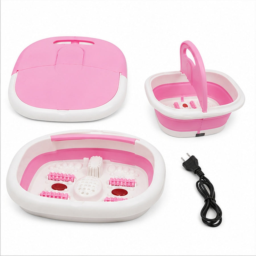 Spa de Pies Plegable Color Rosa - detalle del producto