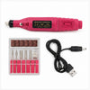 Torno de uñas recargable con fresas Mclassic