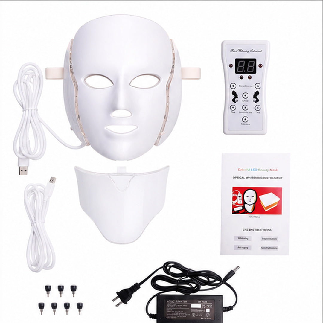 Mascara Led Con Cuello 7 Colores - detalle del producto