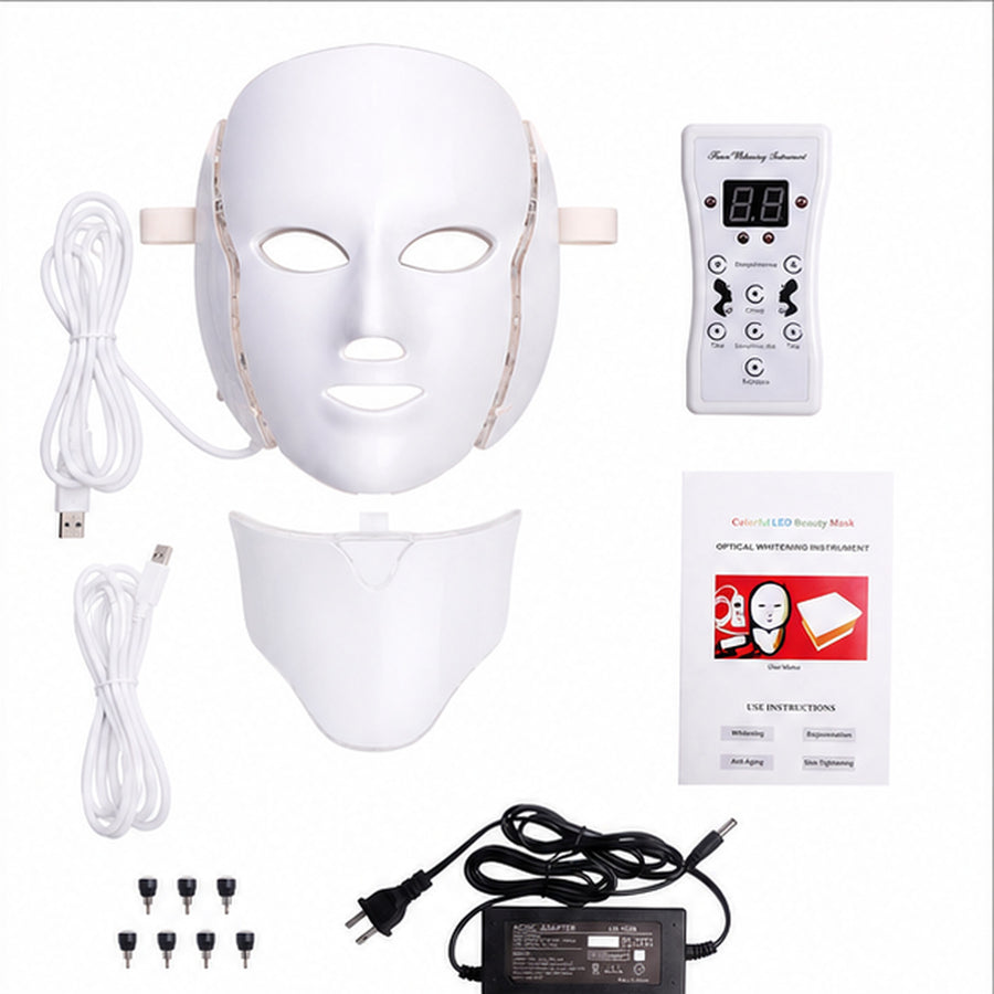 Mascara Led Con Cuello 7 Colores - detalle del producto