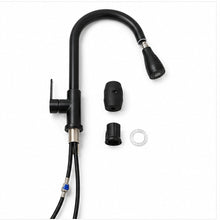 Llave Monomando Grifo Cocina Extensión Flexible NEGRO - detalle del producto