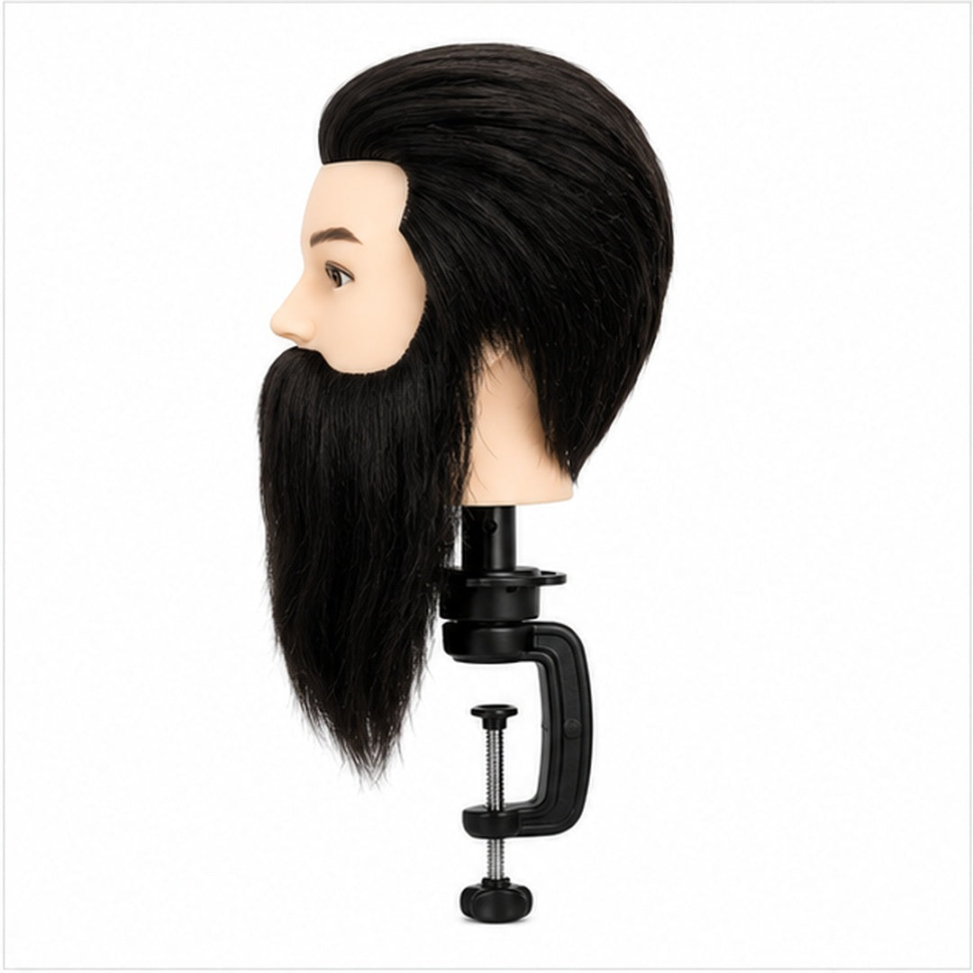 Cabeza Tecnica Barberia Hombre Pelo 100% Natural Profesional - detalle del producto