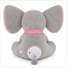 Peluche elefante musical con movimiento de orejas 30 cm color Rosa