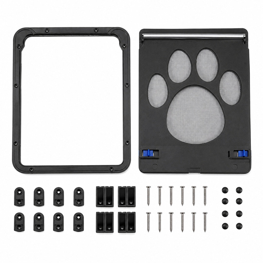 Puerta Exterior Para Mascotas Perros Gatos Casa - detalle del producto
