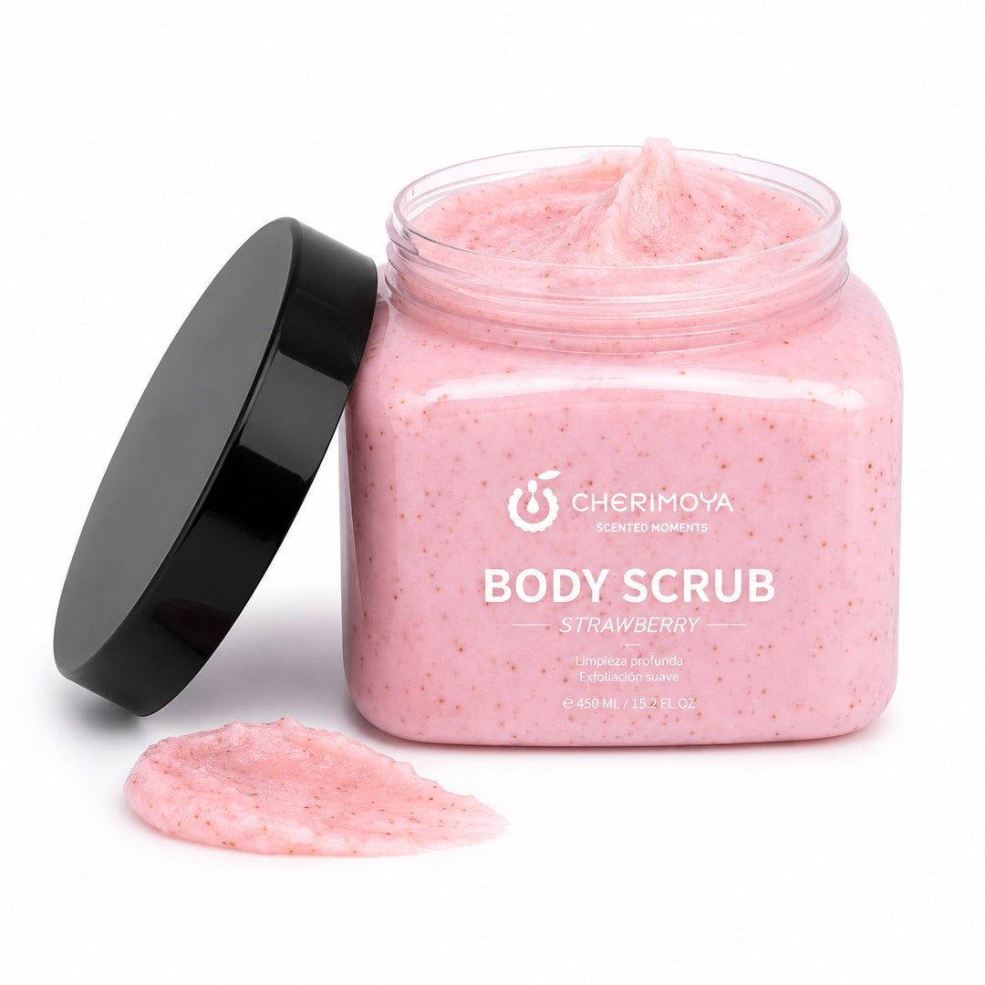 Crema Exfoliante Corporal Limpieza Profunda 450ml Cherimoya Strawberry. - detalle del producto