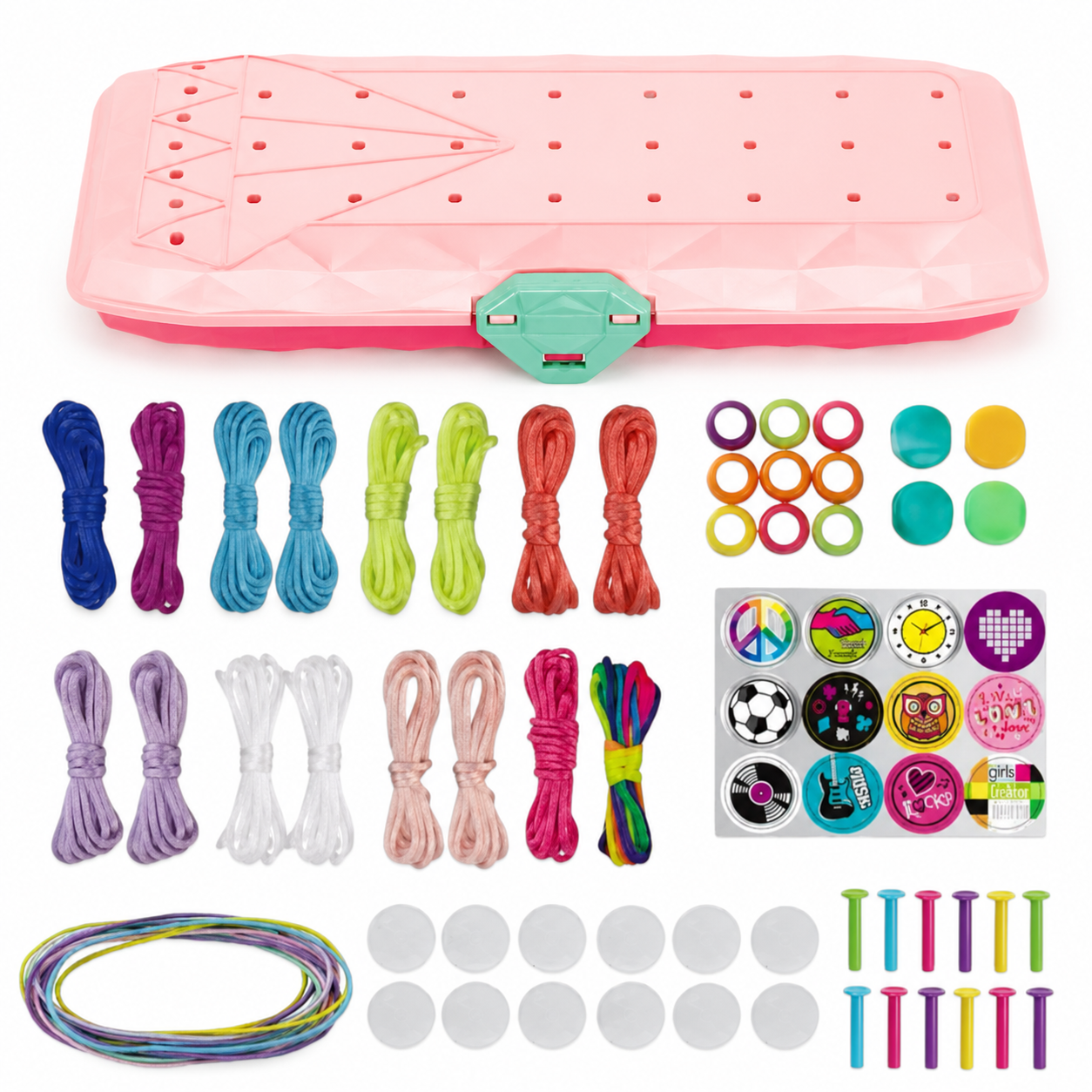 Kit Para Hacer Pulseras Amistad Juego Regalo Para Niñas - detalle del producto