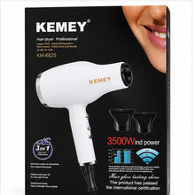 Secador De Pelo Kemey KM-6825 3500w Profesional 3 En 1 - detalle del producto