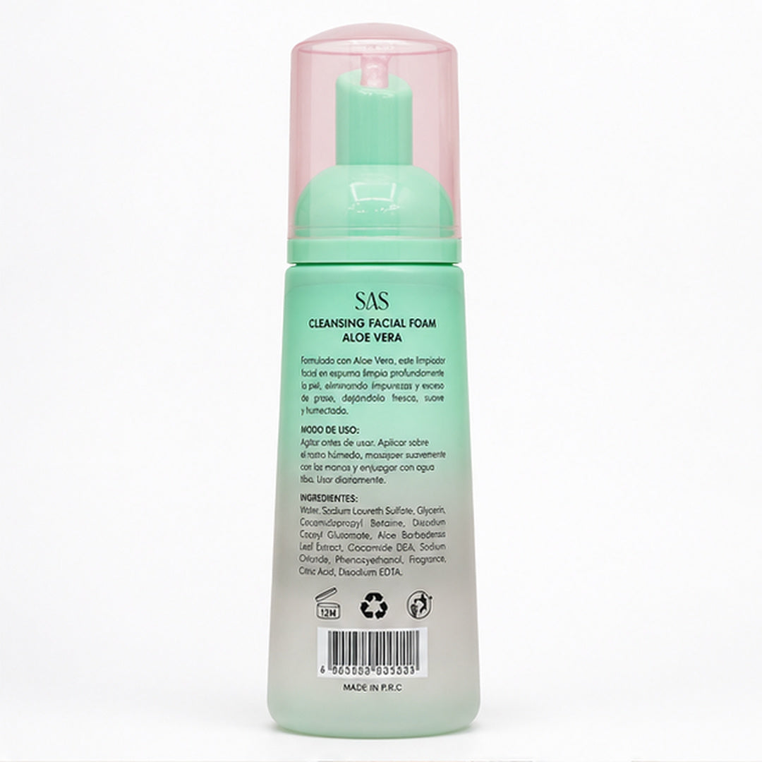 Limpiador Facial Aloe vera Sas - detalle del producto
