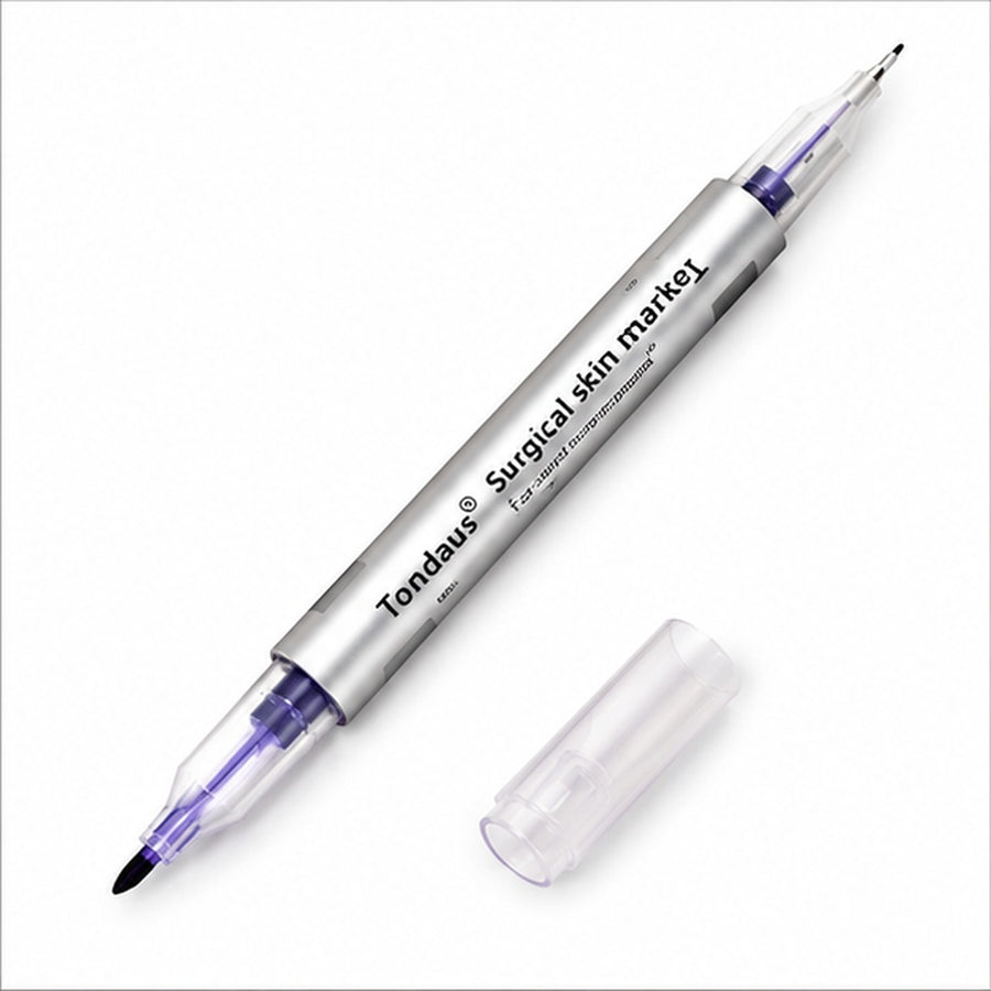 Lápiz Quirúrgico Marcador Estéril Violeta + Regla Microblading - detalle del producto