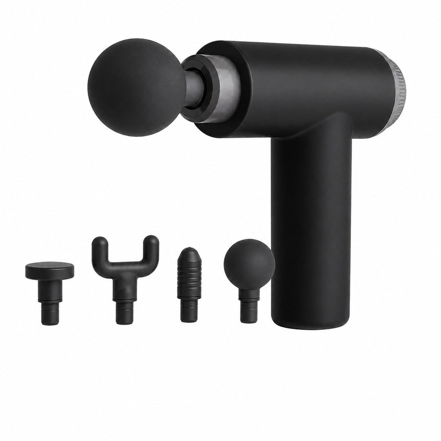 Pistola masajeadora corporal YX-720S color negro - detalle del producto