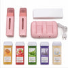 Pack Maquina Roll-on + 2 Barras de Cera + 100 Bandas