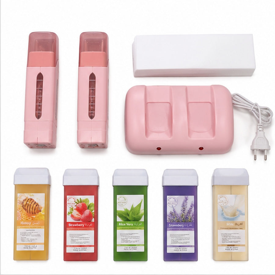 Pack Maquina Roll-on + 2 Barras de Cera + 100 Bandas - detalle del producto