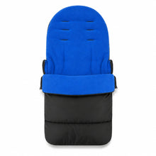 Saco térmico impermeable para coche de bebé color negro con azul - detalle del producto