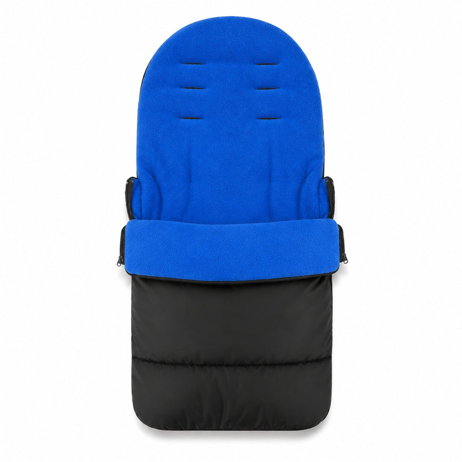 Saco térmico impermeable para coche de bebé color negro con azul - detalle del producto