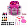 Costurero completo 210 piezas color fucsia